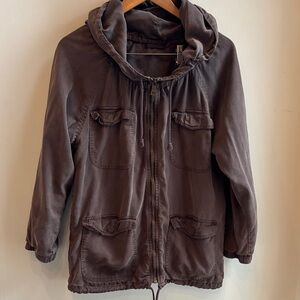 Young Fabulous and Broke Tencel Hooded Jacket